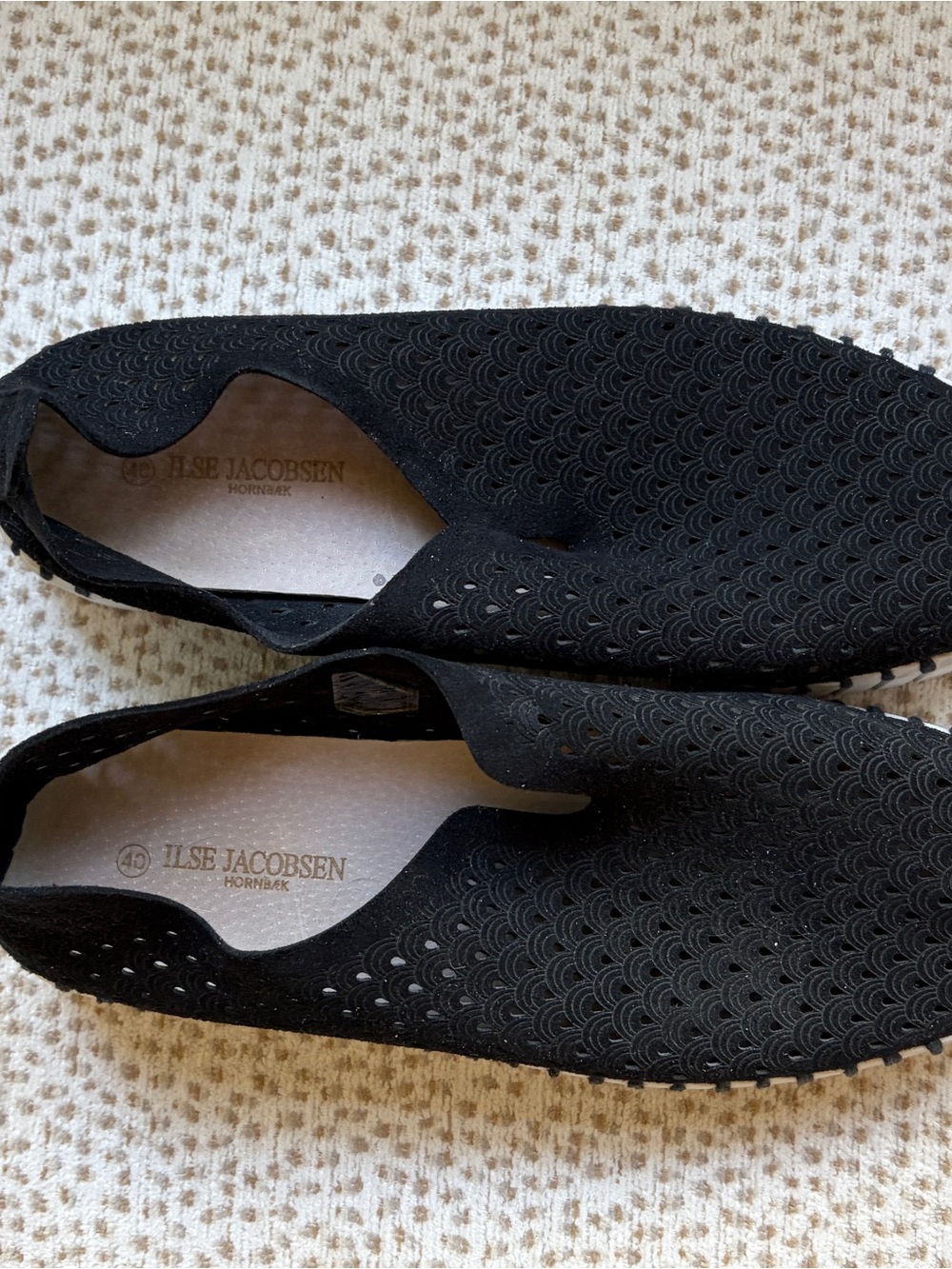 Ilse Jacobsen Black Slip-On Casual Shoes